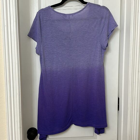Purple tie dye top size L - Picture 4 of 4